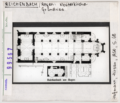 Vorschaubild Reichenbach am Regen: Klosterkirche, Grundriss 